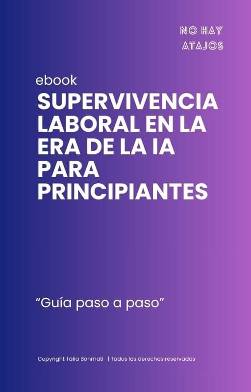 E-book La IA te va a quitar el trabajo